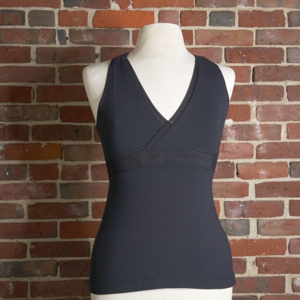Lululemon | Black Deep V Tank